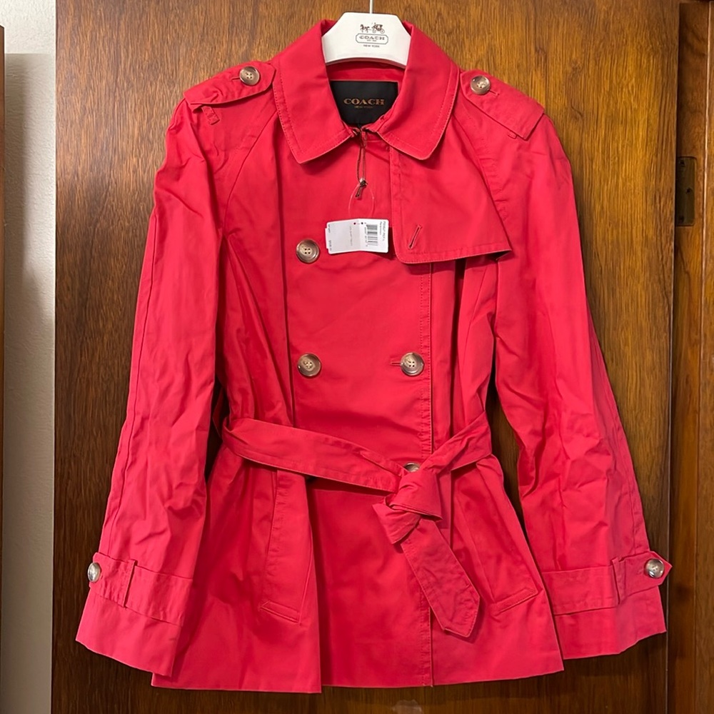 NWT Icon Coach Trench sz Large